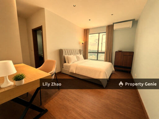 Jesselton Twin Tower A High end Condo for Rent, Level 25th, 3Bed 2Bath, Fully Furnished, 1 Car Park, Kota Kinabalu, Sabah