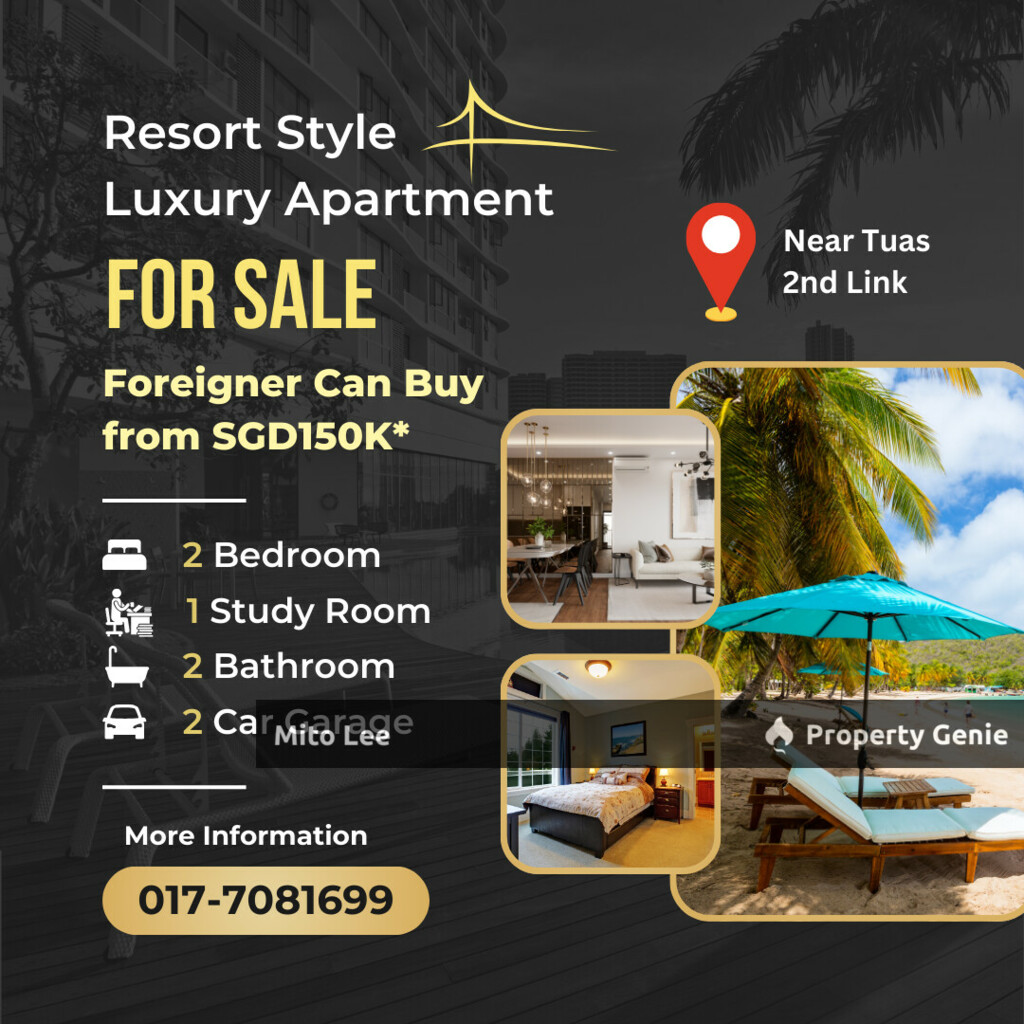 Medini Luxury Condo For Sale! Foreigner Can Buy!!