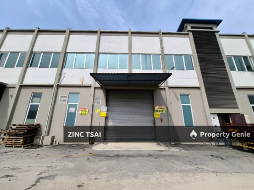 Taman Perindustrian Meranti Utama Puchong 1.5 Storey Terrace Factory Auction | 9,666 sqft Built-Up