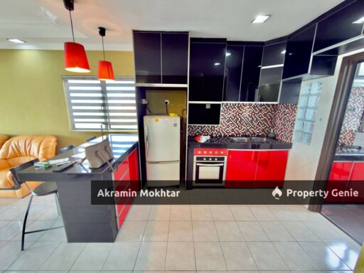 Freehold, Corner Unit, Renovated & Partially Furnished | Indahria Apartment Seksyen 22, Shah Alam Selangor