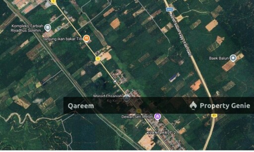 13.5 Acres Mainroad Frontage Jalan Slim River - Kuala Lumpur. Perak