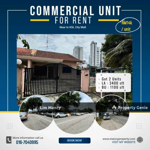 Taman Century Jalan Dato Sulaiman Close To KSL City Mall Single Semi Detached Commercial Zoning