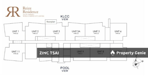 Reizz Residence🔥Save RM 215,000🔥5 mins drive to LRT Ampang Park🔥8 mins drive to Suria KLCC