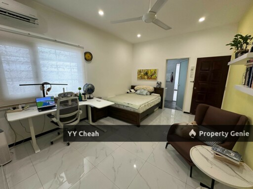 Taman Chateau, ipoh town area bungalow for sale, furnished and renovated, peaceful, over 10k sq ft