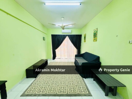 Freehold, Low Level, Fully Furnished & 1 Parking | Plaza Indah Apartment Taman Sepakat Indah Kajang