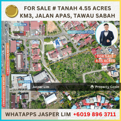 Development Land 4.55 Acres Tawau