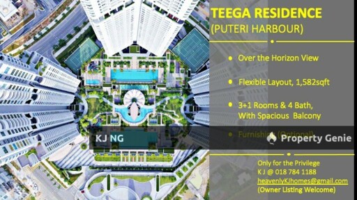 TEEGA RESIDENCE FOR SALE @ KJ 018 784 1188 (EXCLUSIVE)
