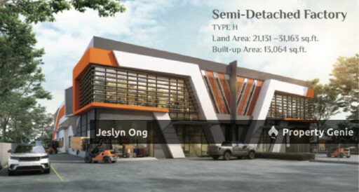 1.5 Storey Detached Factory at Desa Cemerlang For Sale