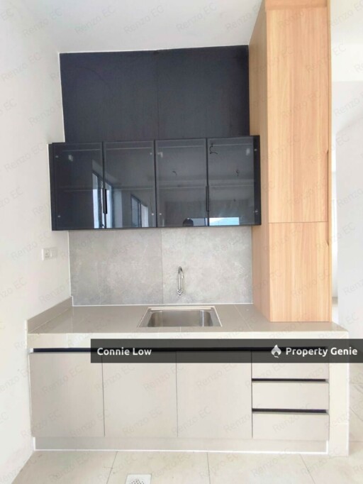 New & Completed Corner Double Storey Terrace House Guarded with Free Cabinets