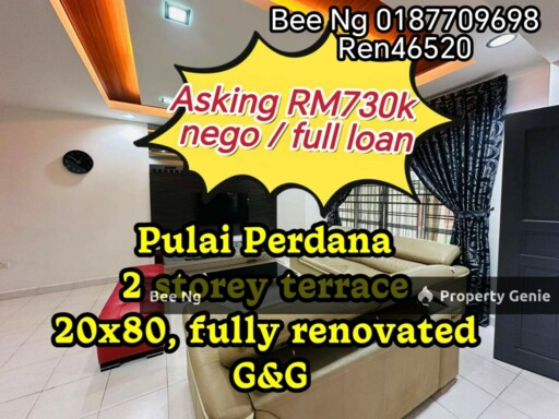 Taman Pulai Perdana / 2 Storey terrace 20x80