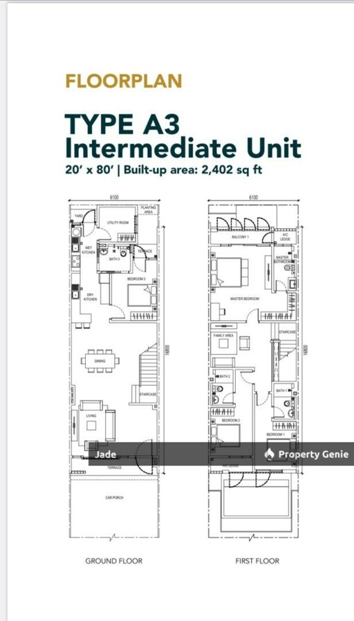 Elmina Green 3 | Double Storey Terrace House | Rare Unit Park View