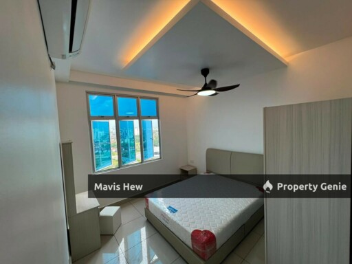 For Rent, SKS Habitat @ Larkin, Partial Furnished (Ac, Fridge, Washing Machine)