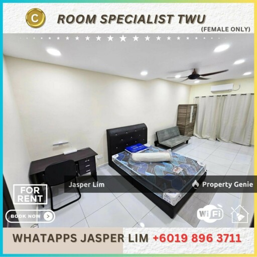 Room Rental Taman Pickyard near Tawau Hospital