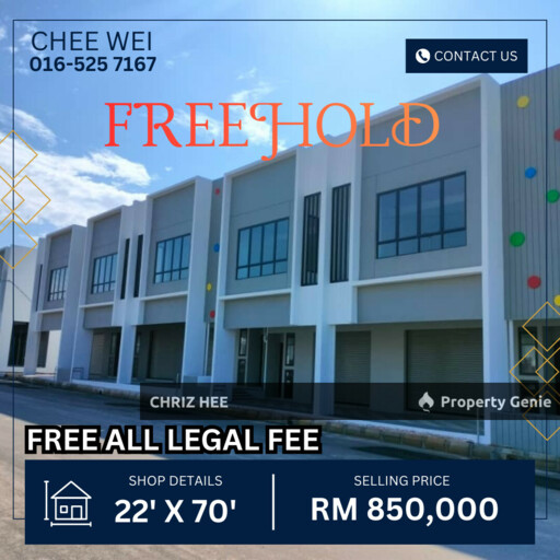 💥NEW FREEHOLD💥 Botani @ Panorama Freehold Double Storey Shoplot