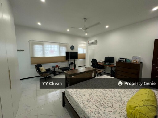 Taman Chateau, ipoh town area bungalow for sale, furnished and renovated, peaceful, over 10k sq ft