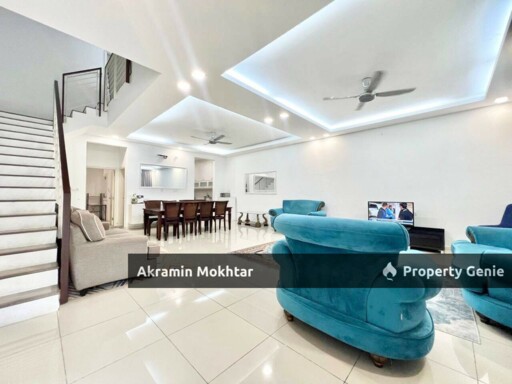 Renovated & Fully Furnished | Double Storey Super-link, Akasia Cahaya Alam @ Sek U12, Shah Alam