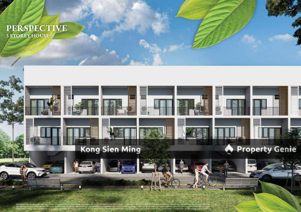 Kuching 3 Storey Link House at Kota Padawan