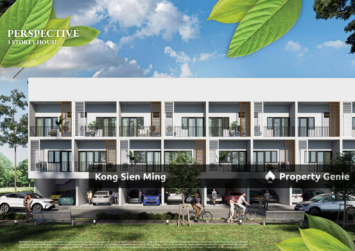 Kuching 3 Storey Link House at Kota Padawan