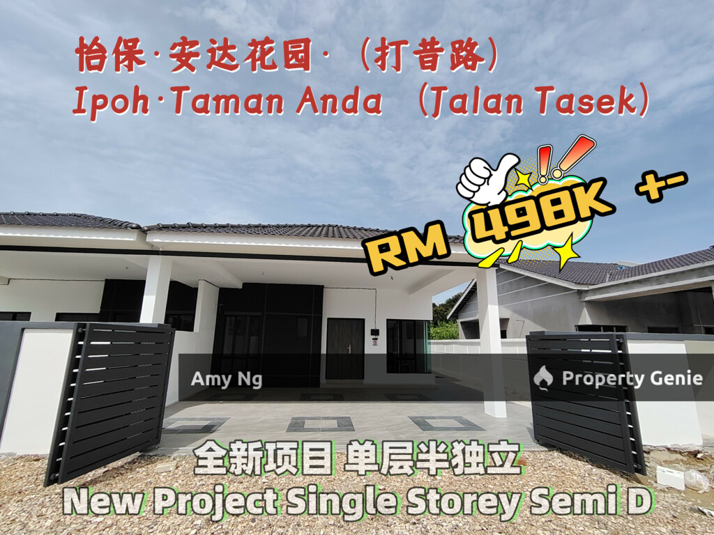 New Project Single Semi D For Sale Jalan Tasek Bercham
