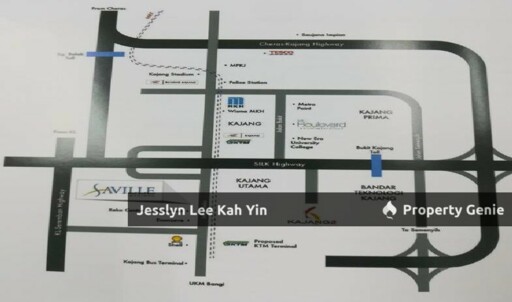 Saville Kajang , Jalan Reko Kajang ,