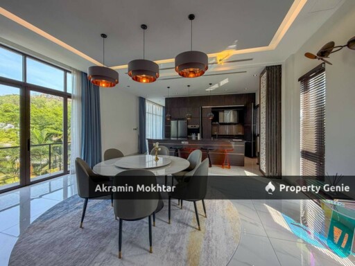 Corner Lot, Modern Design & Fully Furnished |  3 Storey Bungalow at Perdana Heights U10, Shah Alam