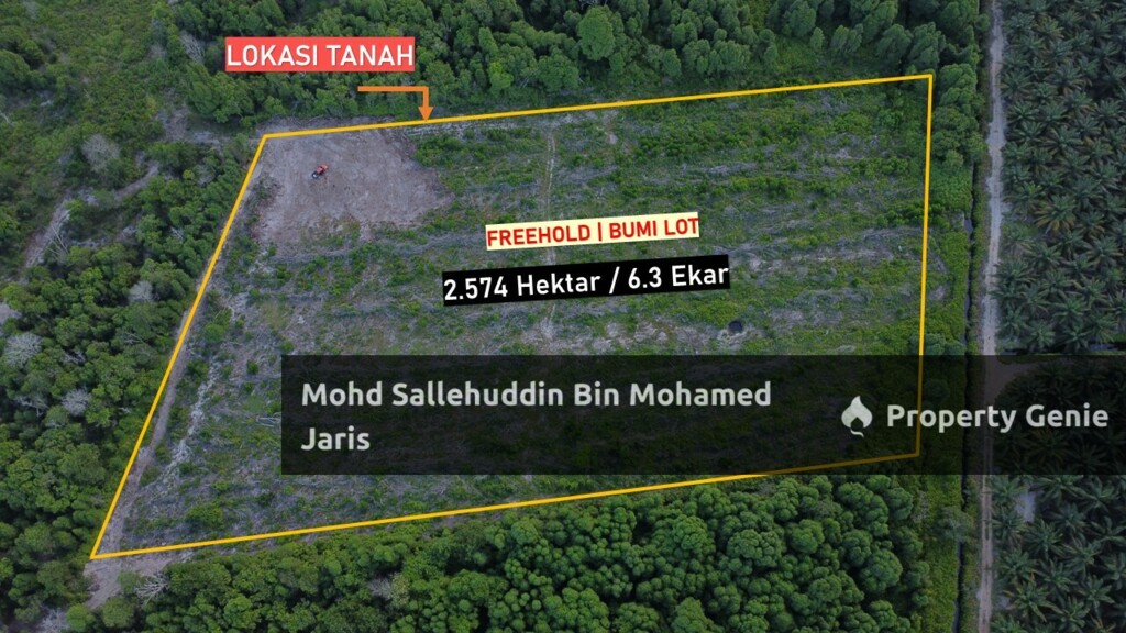 [FREEHOLD] TANAH PERTANIAN 6.3 EKAR TANAH MERAH PENOR