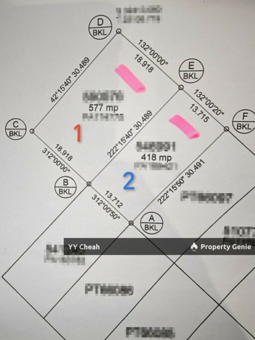For Sale Menglembu Bungalow Land - 2 Adjoining Lands, Great Location