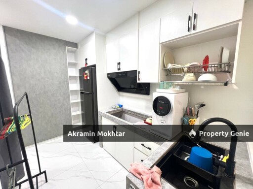 Freehold, Renovated & Partially Furnished | [RSKU] Acacia Apartment Diamond City Semenyih