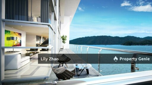 Jesselton Residence Condo for Rent Sea View 3Bed 3Bath, Cozy Fully Furnished, near Suria Mall Kota Kinabalu City Centre