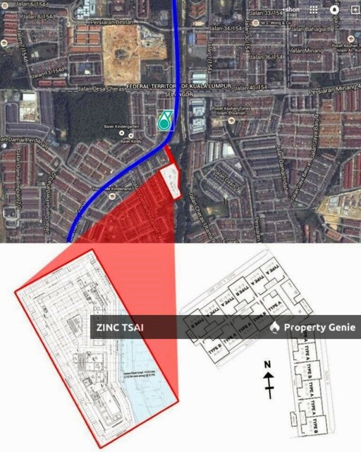 Damai Vista🔥Save RM 100,000🔥8 mins drive to MRT Taman Connaught Station🔥5 mins drive to Econsave Bandar Damai Perdana