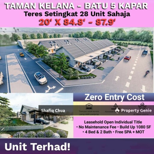 Brand New One Storey Terrace House Taman Kelana, Kapar, Rantau Panjang