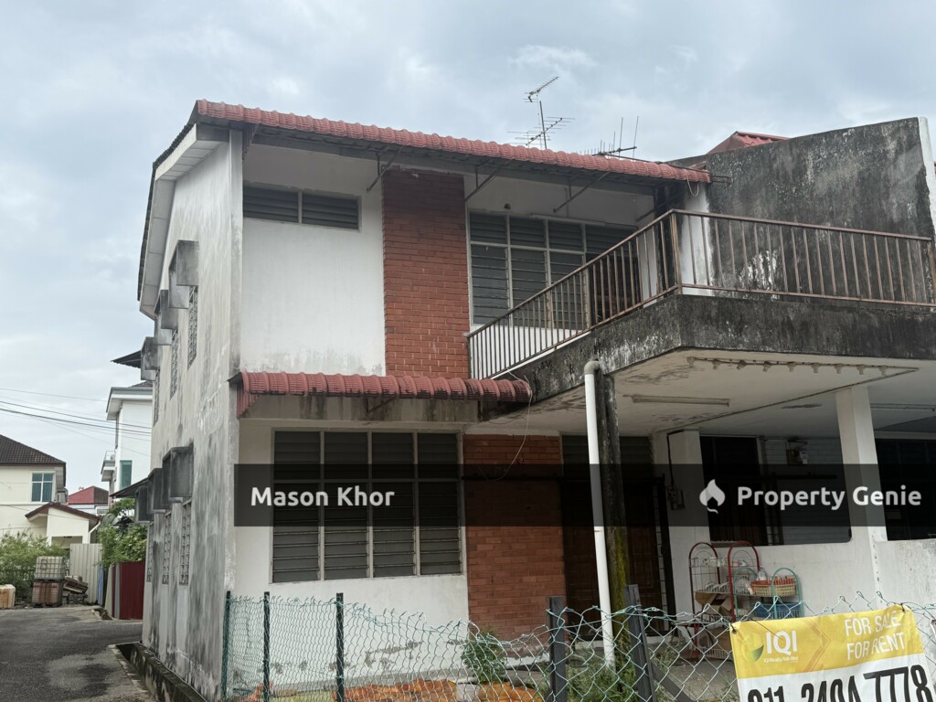 TAMAN BUKIT KECIL 2-STOREY TERRACE END LOT 1200sf BARE UNIT BUKIT MERTAJAM
