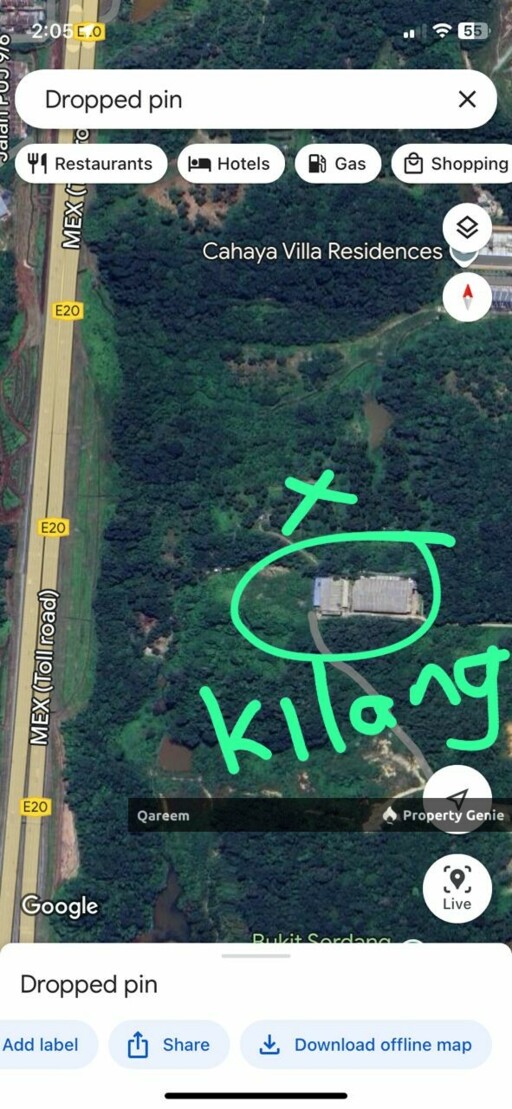 0.9 Ekar Tanah Pertanian Bukit Serdang, Serdang