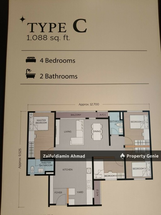 Spacious 3 Bedroom Condominium in Bandar Baru Bangi