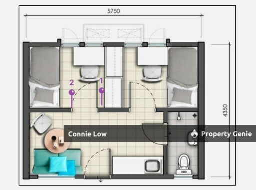 Kampar fully furnished unit for sale