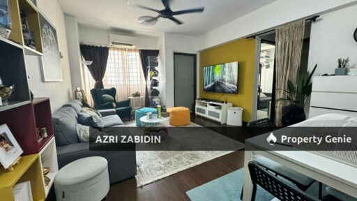 Cantik Renovated Partly Furnished Tasik Heights Apartment Bandar Tasik Selatan Untuk Dijual FOR SALE