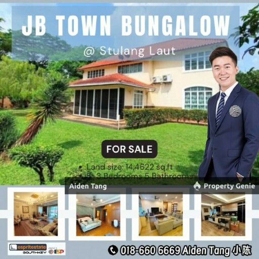 Stulang Laut Johor Bahru City Centre Bungalow