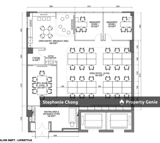 KLCC Office Fully-Furnished Newly-Renovated | Wisma UOA Centre, Kuala Lumpur | Monorail LRT MRT