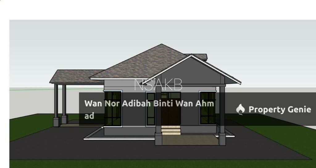 BANGLO 1 TINGKAT KG TELAGA PAPAN CHERANG RUKU PASIR PUTEH