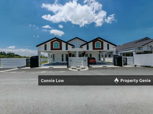 Full Loan Guarded with Playground New Single Storey SemiD for Sale Kinta Permai