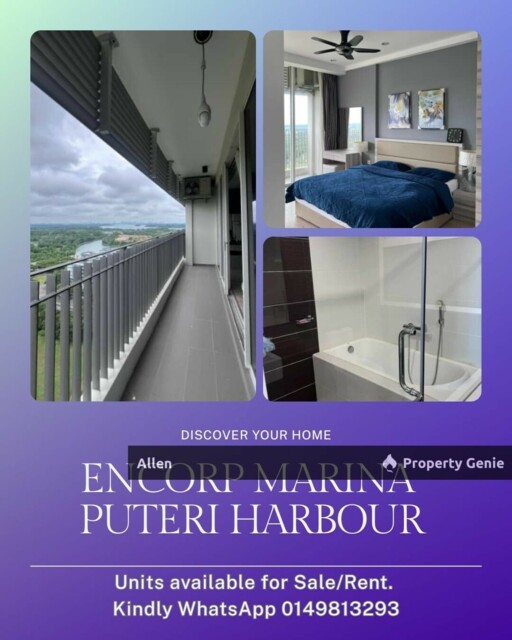 Encorp Marina Studio with Marina/Sea View at Tower 2, Level 18