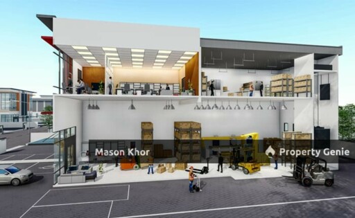 ALMA SIGNATURE INDUSTRIAL PARK 2-STOREY SEMI-D WAREHOUSE 7500sf BUKIT MERTAJAM