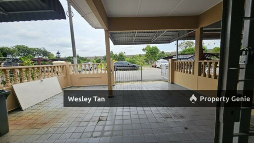 Malim Jaya 1 Stry Terrace Kitchen Full Extended New Paint Facing Field
