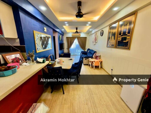 Renovated & 2 Parking | Pangsapuri Damai Seksyen 25, Shah Alam Selangor