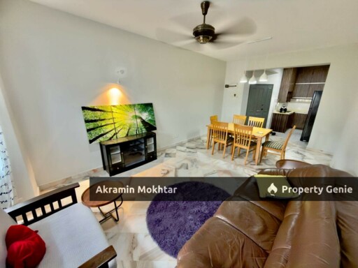Freehold, Renovated, Extended, Fully Furnished & 1 Parking | Pesona Villa Apartment Taman Melawati Kuala Lumpur