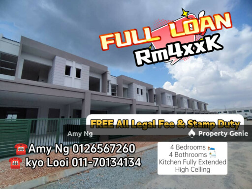 New Project 2 storey FULL LOAN For Sale Sppk Ipoh