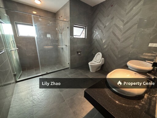 Beautiful BUNGALOW for Rent, DETACHED HOUSE with Swimming Pool, Likas, Kota Kinabalu City, Sabah, Malaysia