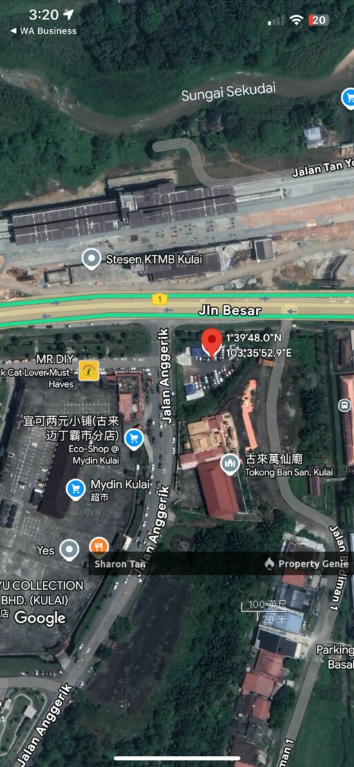 Kulai Jalan Besar 0.5 Acre Commercial Land l Fenced l Main Road