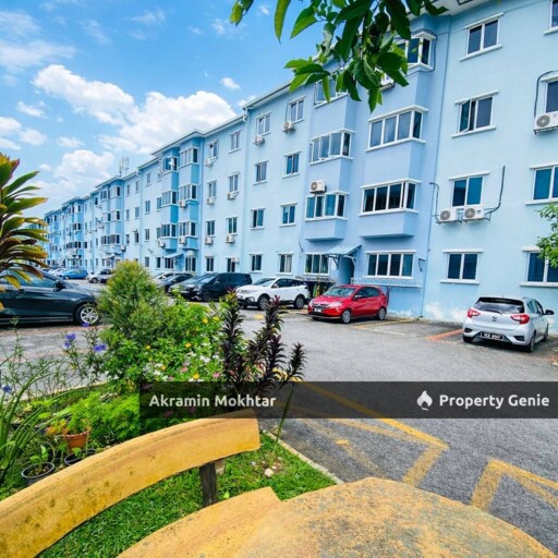 Freehold, Partially Furnished & 1 Parking | Pesona Villa Apartment, Taman Melawati