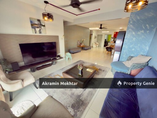 Corner Unit & 2 Covered Parking | D’Pines Condominium, Taman Nirwana, Ampang Selangor .